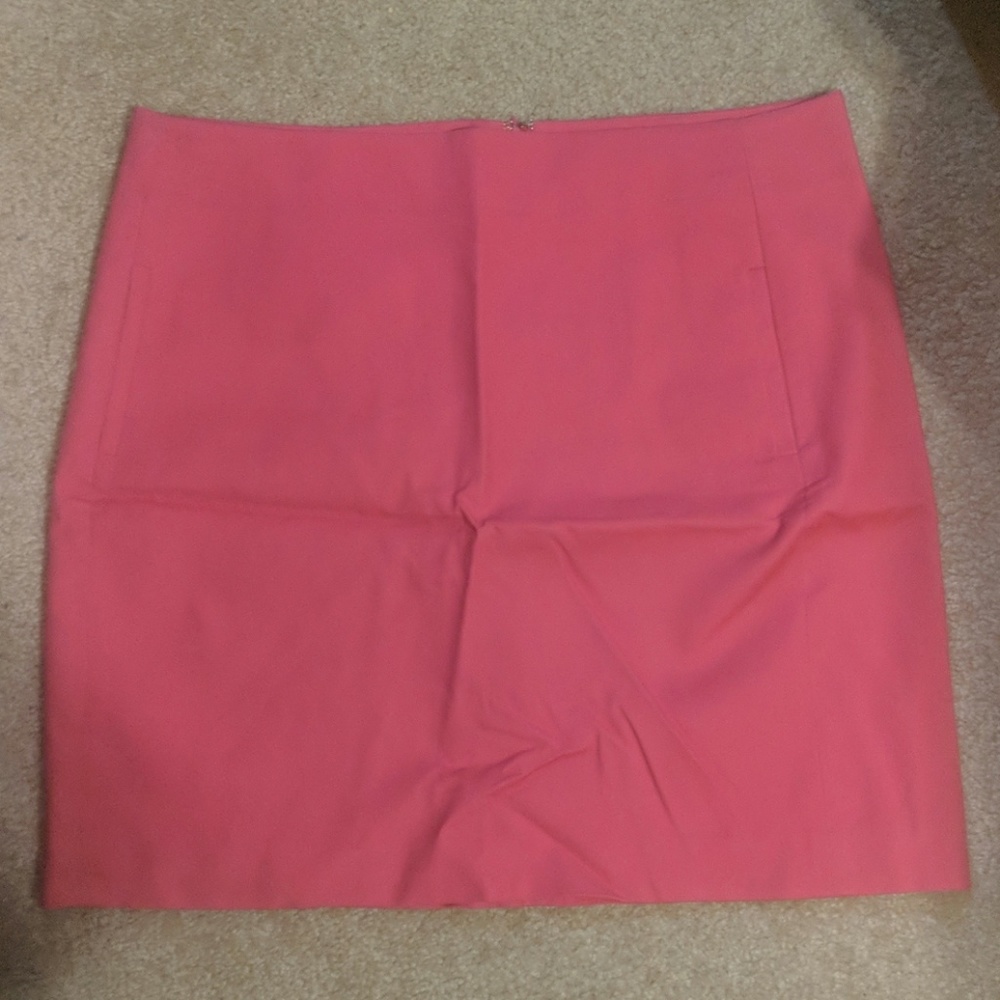 NWOT LOFT hot pink skirt